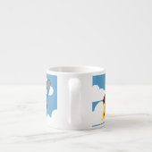 Schoorsteen raket espresso kop (Achterkant)