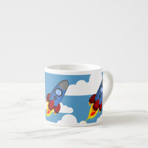 Schoorsteen raket espresso kop