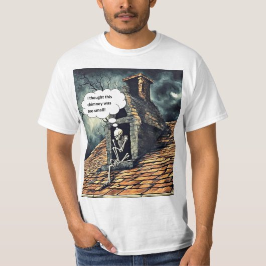 Schoorsteen te klein t-shirt (Voorkant)