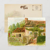 Schoorsteenkatoen laden met ritssluiting briefkaart (Voorkant / Achterkant)