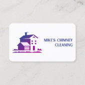 Schoorsteenreiniging rookreiniging visitekaartje (Voorkant)