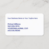 Schoorsteenreiniging rookreiniging visitekaartje (Achterkant)