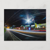 Schoorsteenrots kleine stad in de buurt van Lake L Briefkaart (Voorkant)