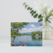 Schoorsteenrots Lake Lure North Carolina Landschap Briefkaart (Staand voorkant)