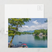 Schoorsteenrots Lake Lure North Carolina Landschap Briefkaart (Voorkant / Achterkant)