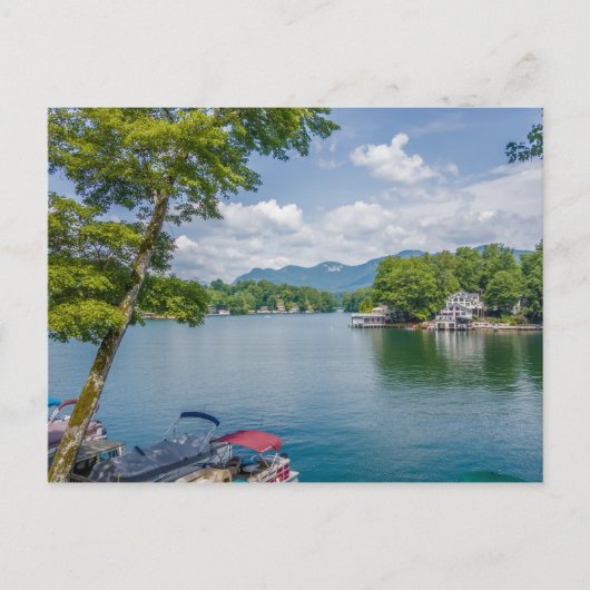 Schoorsteenrots Lake Lure North Carolina Landschap Briefkaart (Voorkant)