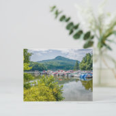 Schoorsteenrots Lake Lure North Carolina Landschap Briefkaart (Staand voorkant)