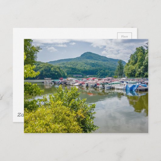 Schoorsteenrots Lake Lure North Carolina Landschap Briefkaart (Voorkant / Achterkant)