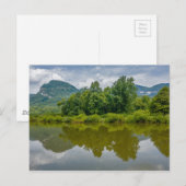 Schoorsteenrots Lake Lure North Carolina Landschap Briefkaart (Voorkant / Achterkant)