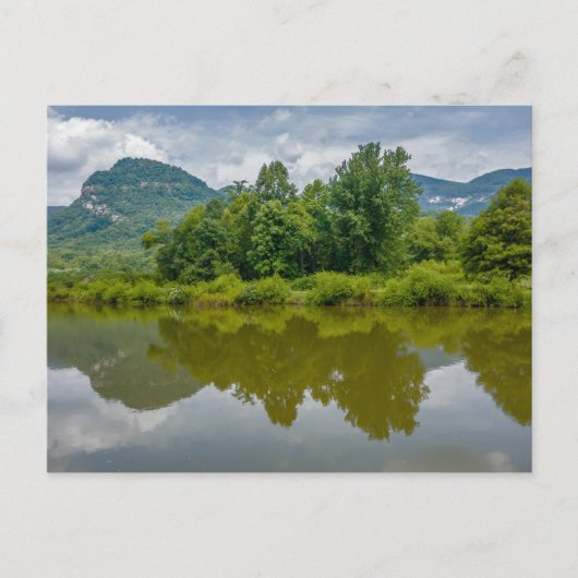 Schoorsteenrots Lake Lure North Carolina Landschap Briefkaart (Voorkant)