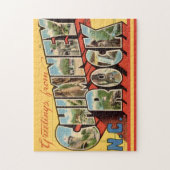 Schoorsteenrots NC-ansichtkaart Legpuzzel (Verticaal)
