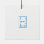 Schoorsteenrots Nebraska Keramisch Ornament (Achterkant)