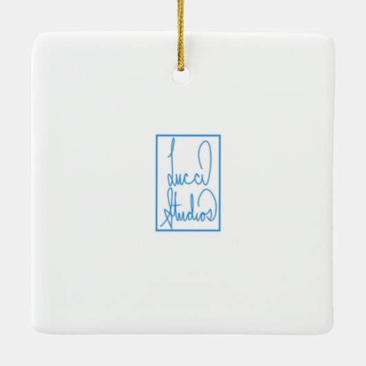 Schoorsteenrots Nebraska Keramisch Ornament (Achterkant)