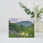 Schoorsteenrots van Flowering Bridge Lake Lure NC Briefkaart (Staand voorkant)