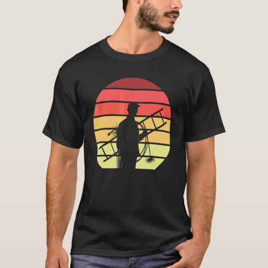 Schoorsteenveger Retro Schoorsteenveger T-shirt (Voorkant)