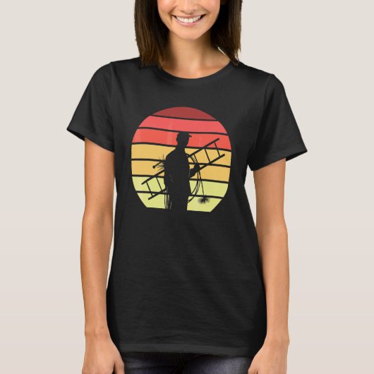 Schoorsteenveger Retro Schoorsteenveger T-shirt (Voorkant)