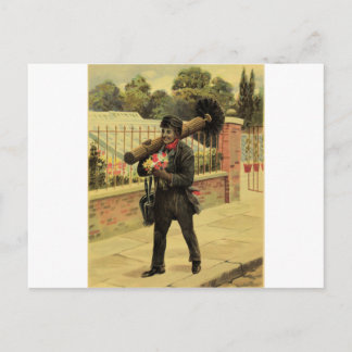 Schoorsteenveger van de liefde briefkaart