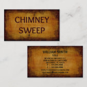 schoorsteenveger-Visitekaartje Visitekaartje (Voorkant / Achterkant)