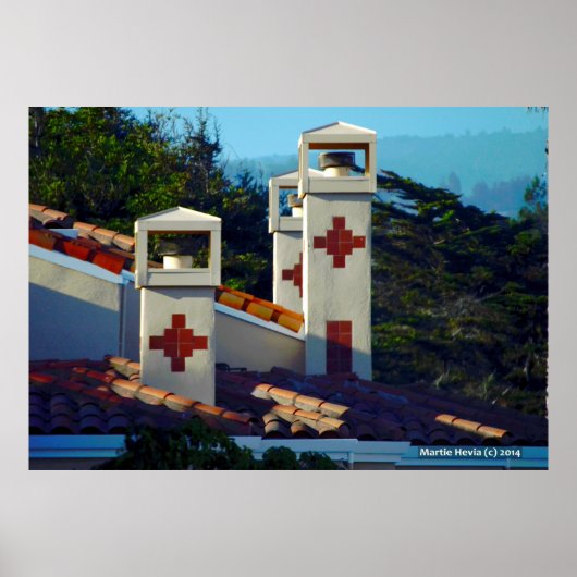 Schoorstenen II Poster (Voorkant)