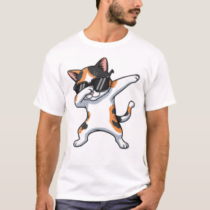 Schootse Kat Dab – Schattige en Grappige Dabbende T-shirt