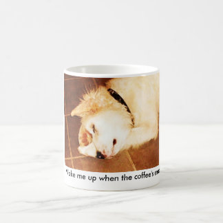 Schop 001, word wakker als de koffie klaar is! koffiemok