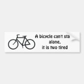 Schop Bumpersticker (Voorkant)