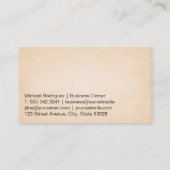 Schop en blad Logo | tuinarchitect Visitekaartje (Achterkant)