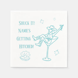 Schop ermee! Coastal Cowgirl Bachelorette Napkins Servet