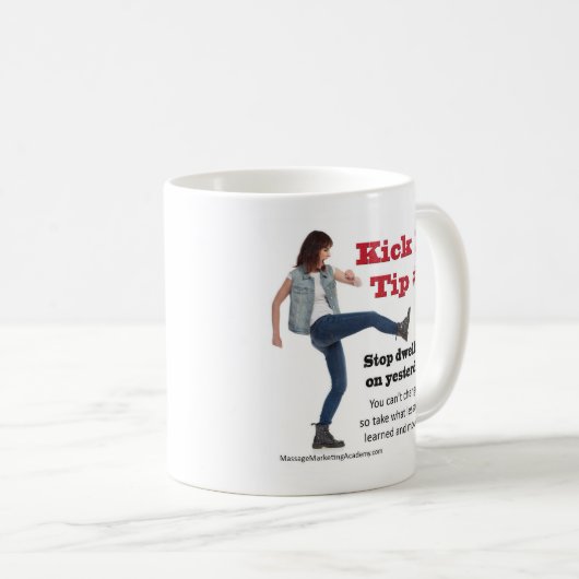 Schop het 3 Stop met wonen gisteren. Koffiemok (Voorkant rechts)