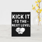 Schop het naar het volgende niveau Kick Boxing Mar Kaart (Gele Bloem)