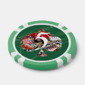 Schop - Las Vegas Speelkaart Vorm Poker Chips (Enkel)
