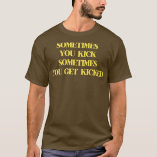 Schop mosterd t-shirt
