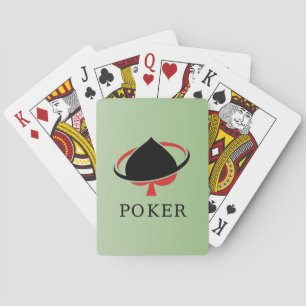Schop Symbool Casino Stijl Klassieke Speelkaarten