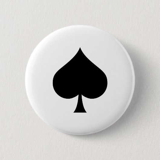 Schop Symbool Ronde Button 5,7 Cm (Voorkant)
