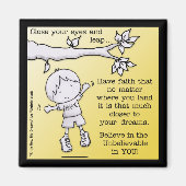 Schop van het geloof magneet (Voorkant)