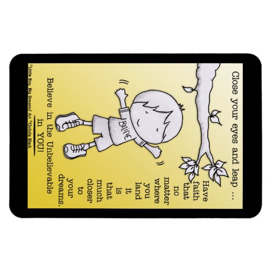 Schop van het geloof magneet (Horizontaal)