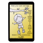 Schop van het geloof magneet (Verticaal)