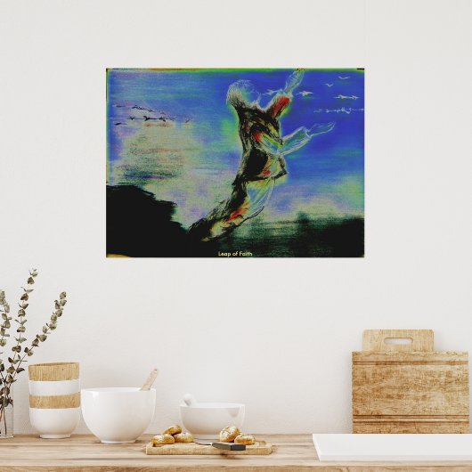 Schop van het geloof poster (Keuken)