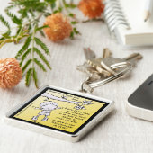 Schop van het geloof sleutelhanger (Zijkant)