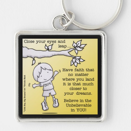 Schop van het geloof sleutelhanger (Voorkant)