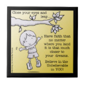 Schop van het geloof tegeltje (Voorkant)