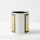 Schop van het geloof tweekleurige koffiemok (Center)