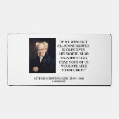 Schopenhauer Allemaal Zo Geïnteresseerd In Onszelf Bureaumat (Voorkant)