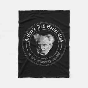 Schopenhauer Filosofie Aforismen Arthur Anti Soc Fleece Deken
