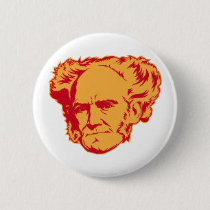 Schopenhauer Portrait Button