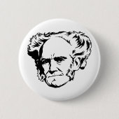 Schopenhauer Portrait Button (Voorkant)