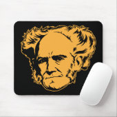 Schopenhauer Portrait Mousepad Muismat (Met muis)