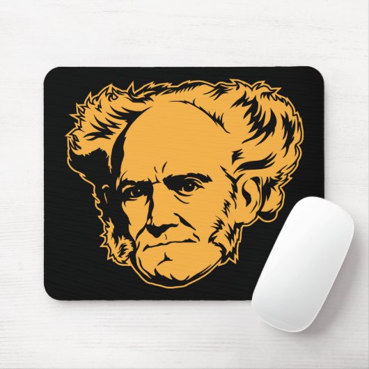 Schopenhauer Portrait Mousepad Muismat (Met muis)