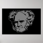 Schopenhauer Portrait Poster (Voorkant)