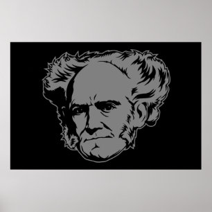 Schopenhauer Portrait Poster